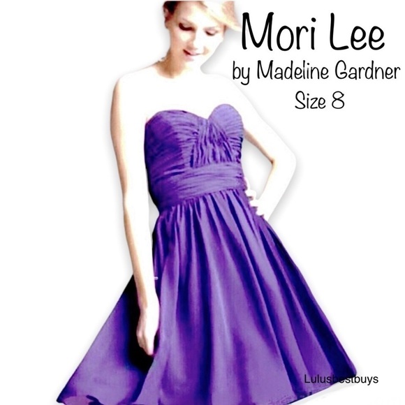 Mori Lee Dresses & Skirts - Mori Lee Dress Strapless Prom Dress Purple 8